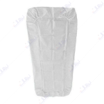 ملحفه دور کشدار سفید سایز 120×220 (هربسته 5 عددی)