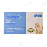دستکش وینیل واندرفول سایز L بسته 100 عددی