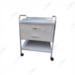 ترالی دوکشو دستگیره دار رویه فایبر درجه یک